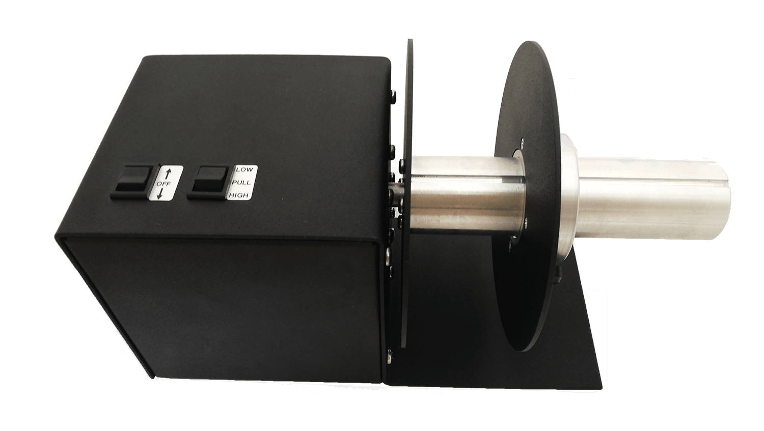 The label rewinder for use with all makes of label printers.