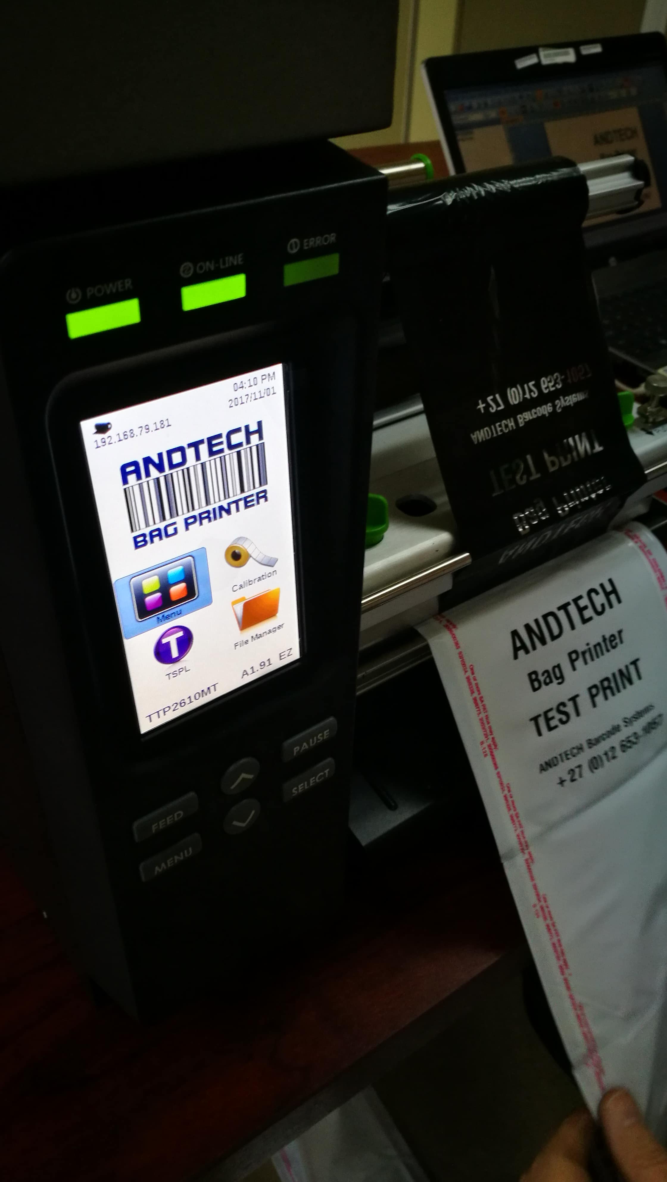 Andtech Bag printer