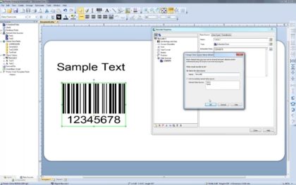 label printer software by BarTender.