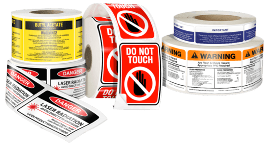Semi gloss labels