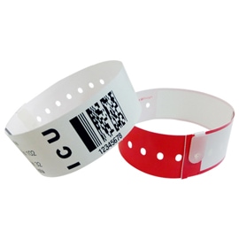 Wristbands for wristband printers